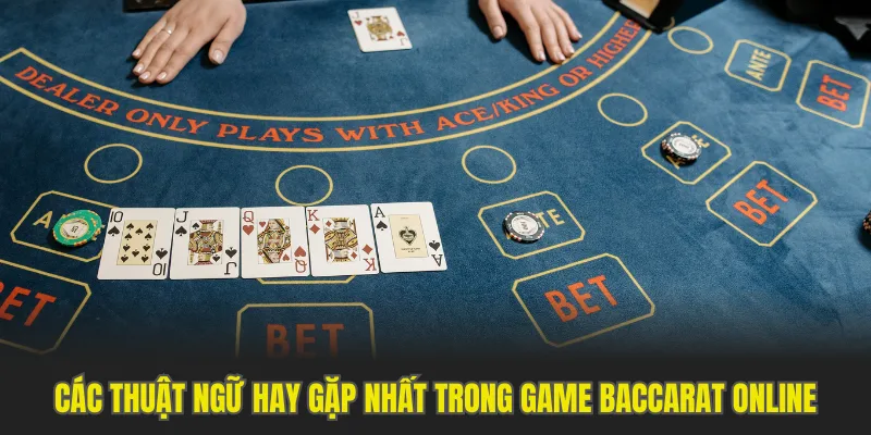 Các thuật ngữ hay gặp nhất trong game Baccarat online
